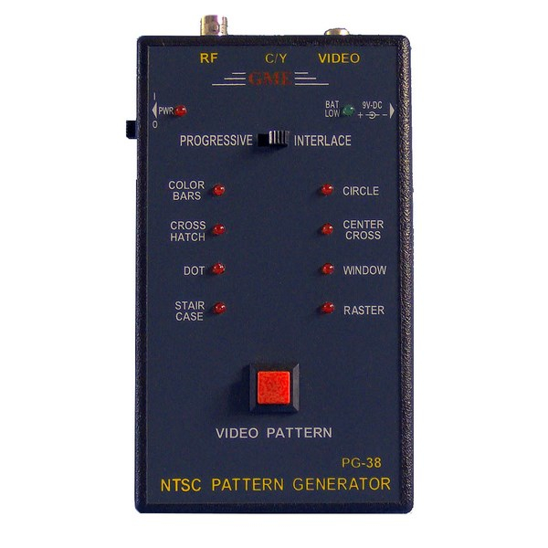Video Test Pattern Generators GME Technology PG-38 NTSC Pattern Generator w/ RF output