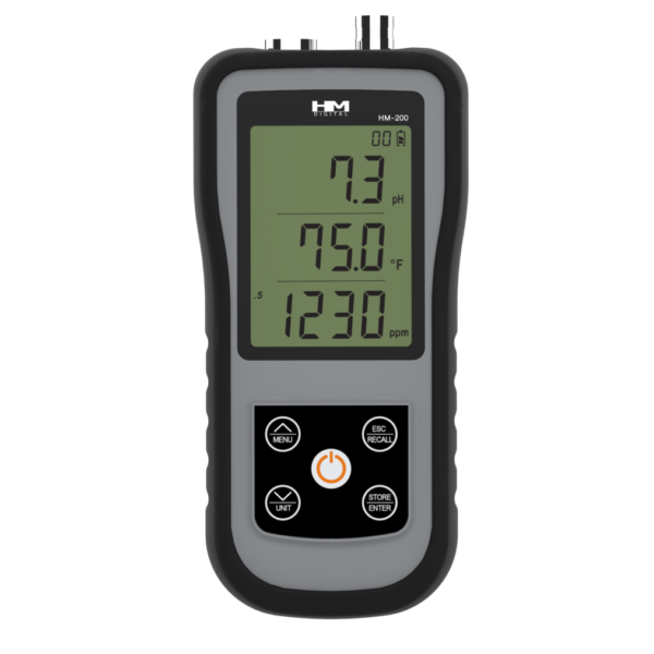 HM Digital HM-200 Portable pH/EC/TDS/Temp Monitor