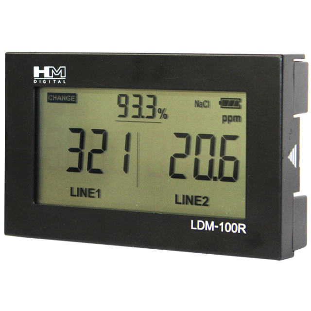 TDS Meters HM Digital LDM-100R Commercial Grade EC/TDS % Rejection Monitor