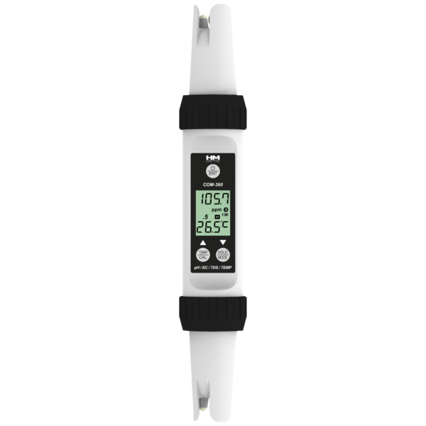 TDS Meters HM Digital COM-360 Waterproof Professional Series pH/EC/TDS/Temp Meter