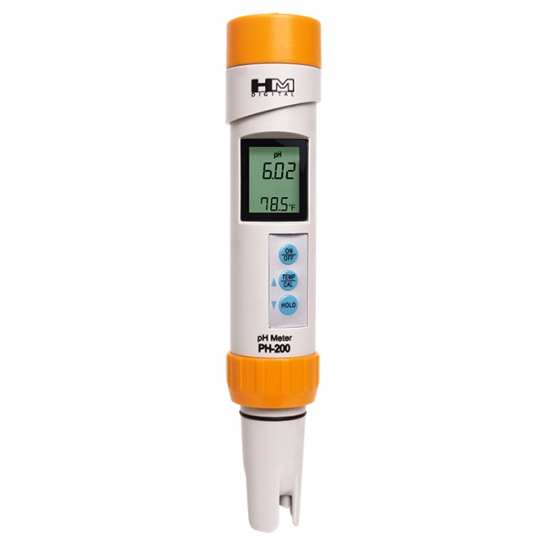 pH Meters HM Digital PH-200 Waterproof Professional Series pH/Temp Meter