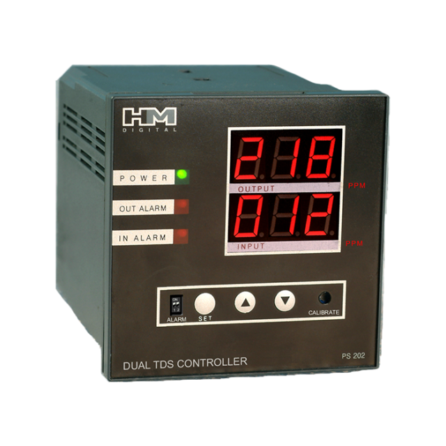 TDS Meters HM Digital PS-202 Dual Display TDS Controller - Discontined - Substitute New P/N: PS-203