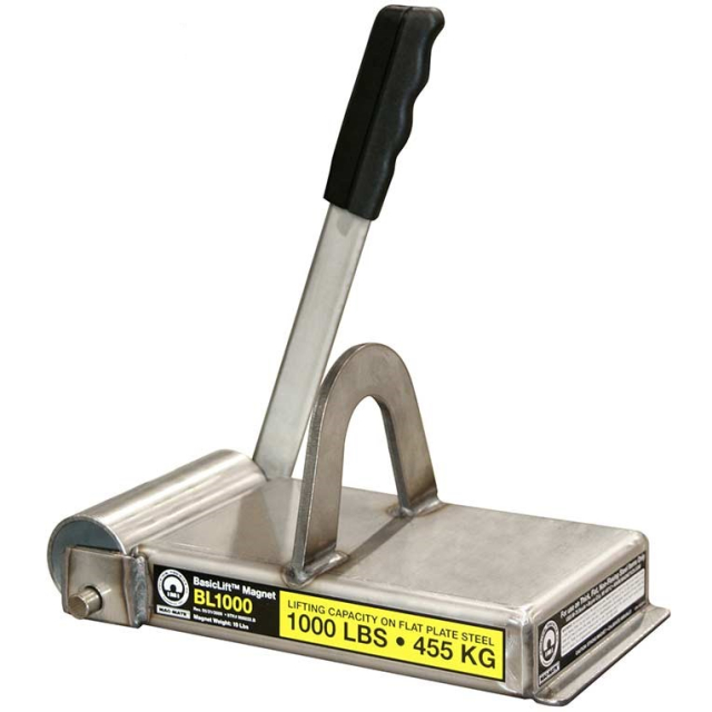 Industrial Magnetics Mag-Mate BL1000 Permanent Ceramic Lift Magnet, Working Load Limit 1000 lbs