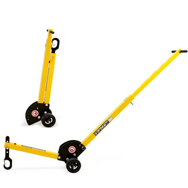 Industrial Magnetics Mag-Mate MCL3000W06 Manhole Cover Lift Dolly System, Aluminum, 6" Wheels