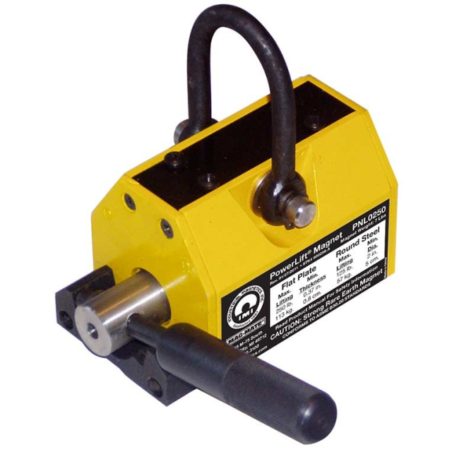 Industrial Magnetics Mag-Mate PNL0250 Rare Earth PowerLift Magnet, Working Load Limit 250 lbs