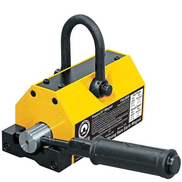 Industrial Magnetics Mag-Mate PNL0800 Rare Earth PowerLift Magnet, Working Load Limit 800 lbs