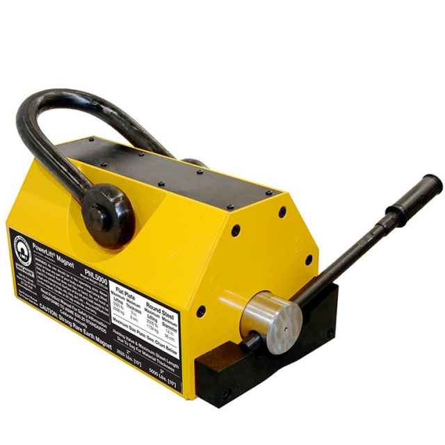 Industrial Magnetics Mag-Mate PNL5000 Rare Earth PowerLift Magnet, Working Load Limit 5000 lbs