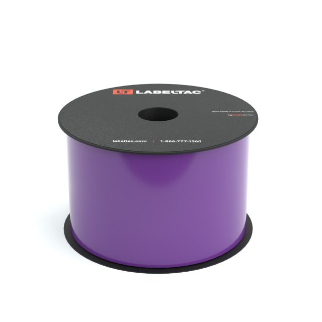 Label Tape LabelTac LT309HP High Performance 10-Year Label Tape 3"x150', Purple