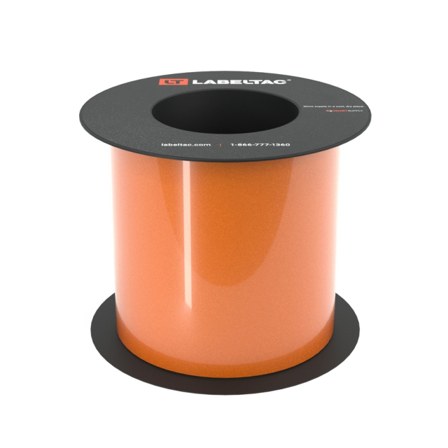 LabelTac LT506SGRF-C Safety Grade Reflective Label Tape 5" x 75', Orange
