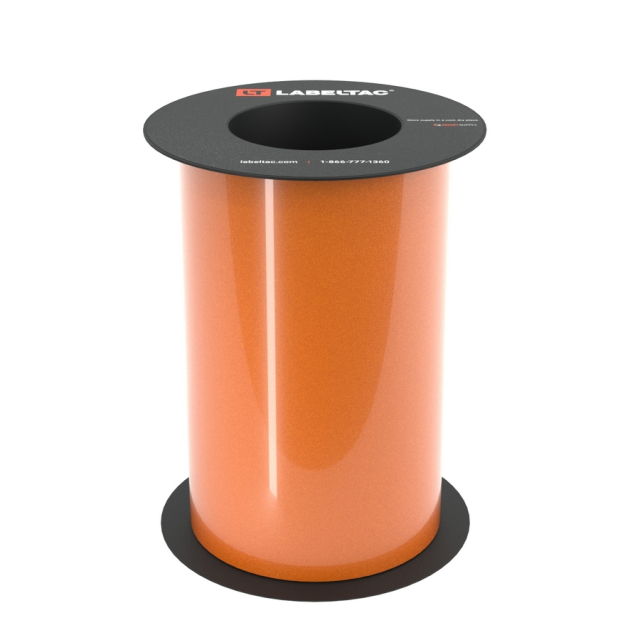 LabelTac LT806SGRF-C Safety Grade Reflective Label Tape 8" x 75', Orange