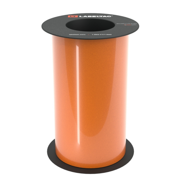 LabelTac LT906SGRF-C Safety Grade Reflective Label Tape 9" x 75', Orange