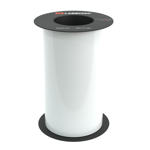 LabelTac LT902SC-C Static Cling Label Tape for LabelTac 9 Only 9"x75', White