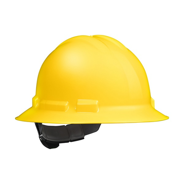 Malta Dynamics HHY2004 Full Brim Hard Hat - Yellow
