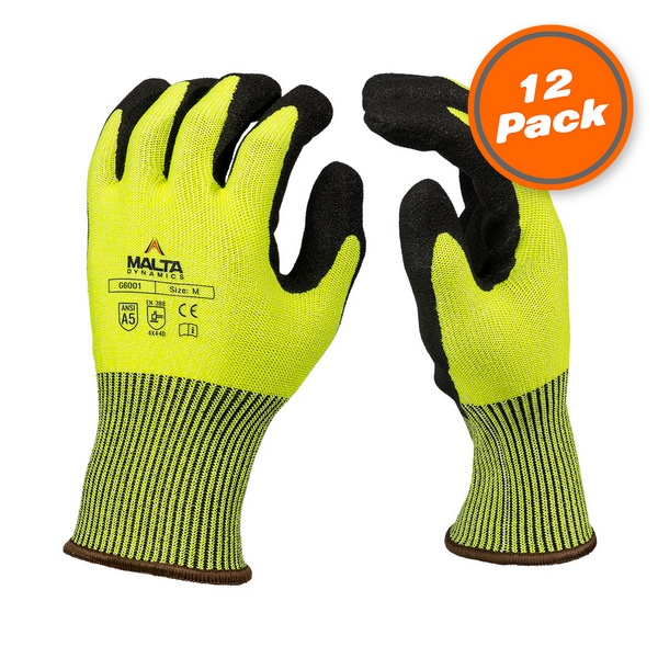 Malta Dynamics G6003 Thin Work Gloves (Pack of 12) - XL