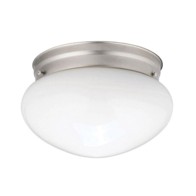 Medinah Power DC421-5-BN 1-Light Flush Mount with Opal Glass
