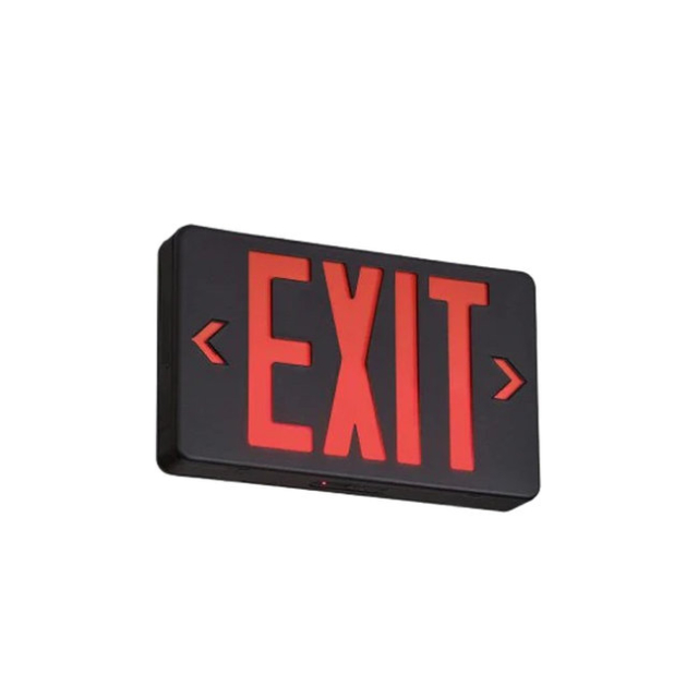 Medinah Power ES-C-S-R-BK "Exit" Sign, Red on Black