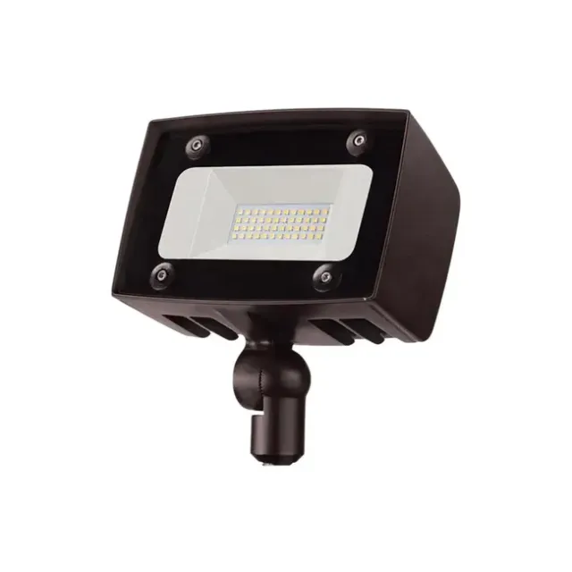 Medinah Power PWRF50-PC-4K-BZ PowerFlood Series Architectural Flood Light, 50W, 4000K, Bronze