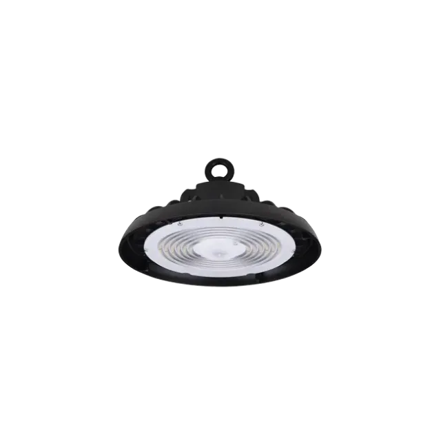 Medinah Power UFO-200T300W-3CCT-DV3-NA-90-BK UFO Round High Bay, Wattage and CCT Selectable, 200-300W, 277 - 480VAC, Black