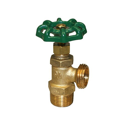 Merrill BBDNL75MS 3/4" MIP Brass (No Lead) Boiler Drain Valve (3/4" Hose Thread)