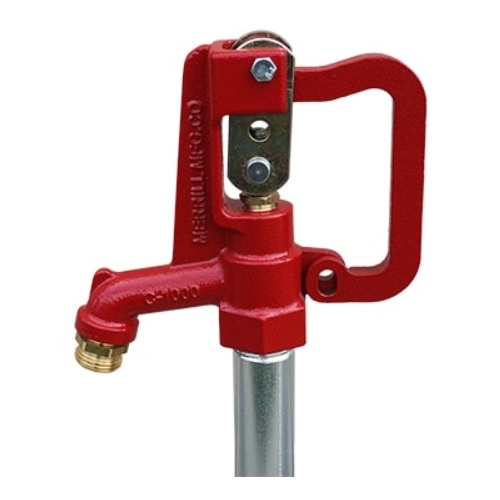 Merrill C102 C-1000 Frost-Proof Yard Hydrant 2 ft Bury Depth, Galvanized Pipe, 1" Inlet