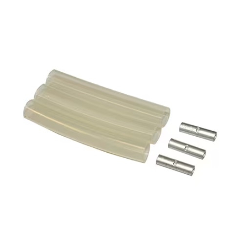 Merrill CSK383 Standard Clear Tubing Kit, 3 Tubes, 3 Crimps, 10-12-14 Gauge, 3/8" x 3" Size
