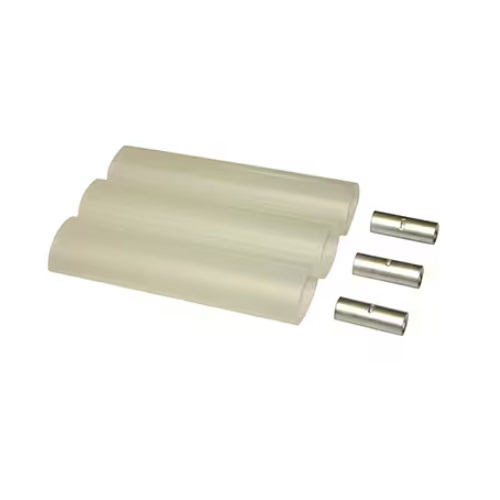 Merrill CSK754 Standard Clear Tubing Kit, 3 Tubes, 3 Crimps, 6-8 Gauge, 3/4" x 4" Size