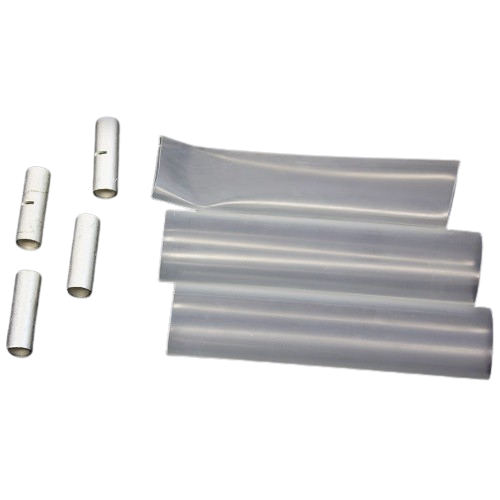 Merrill CSK7544 Standard Clear Tubing Kit, 3 Tubes, 4 Crimps, 6-8 Gauge, 3/4" x 4" Size