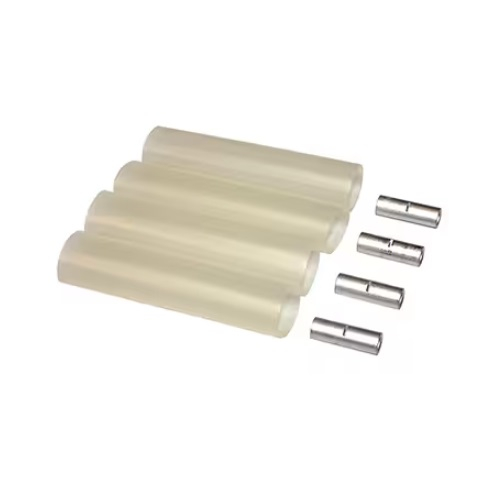 Merrill CSK75444 Standard Clear Tubing Kit, 4 Tubes, 4 Crimps, 6-8 Gauge, 3/4" x 4" Size