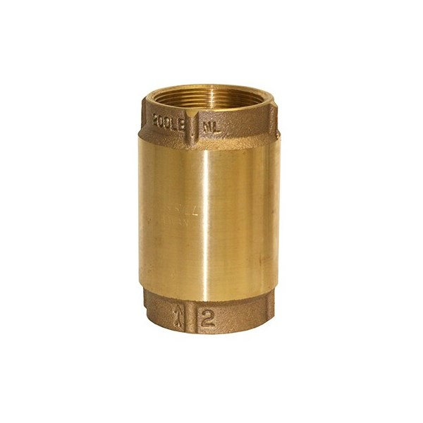 Merrill CVANL200 850 Series 2" No-Lead Bronze Check Valve, No-Spin Poppet