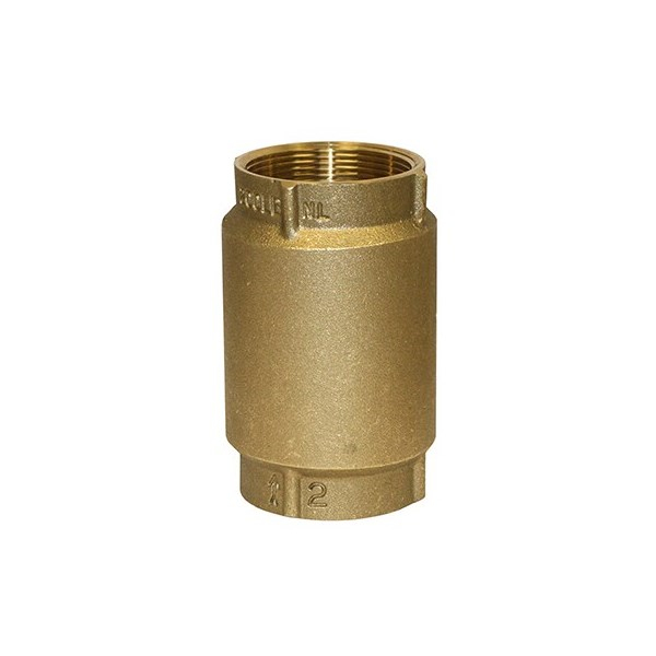 Merrill CVNL200 700 Series 2" Brass Check Valve (No Lead) with No-Spin Poppet