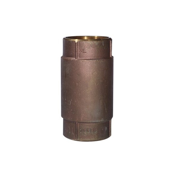Merrill CVNL400 700 Series 4" Brass Check Valve (No Lead) with No-Spin Poppet