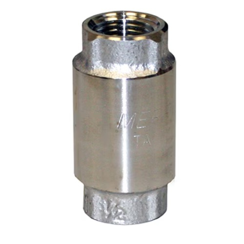 Merrill CVSE50 1000 Series 1/2" Stainless Steel Check Valve with Viton O-Ring