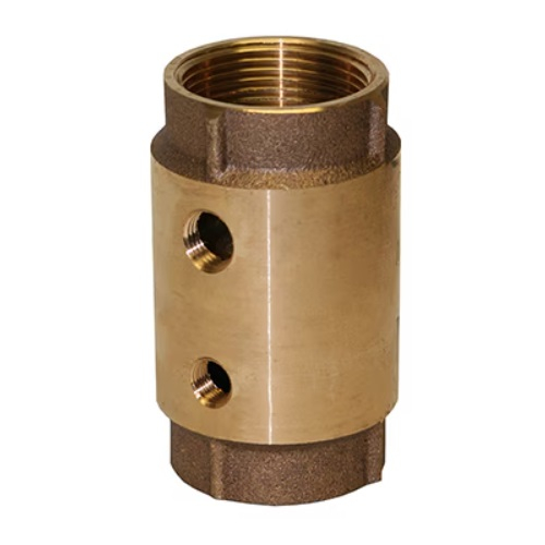 Merrill CVTNL1252 1-1/4" No-Lead Bronze Check Valve with Double Tap