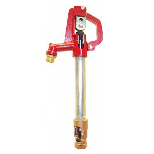 Merrill ENL7504 E-5000 No Lead Frost-Proof Yard Hydrant, 4 ft Bury Depth, Galvanized Pipe
