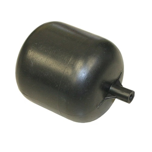 Merrill FB04025 4" x 5" Polyethylene Float Ball, 1/4" Diameter Connection