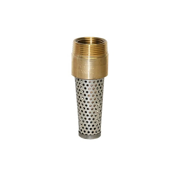 Merrill FVANL100125 860 Series 1" FIP x 1-1/4" MIP No-Lead Bronze Foot Valve