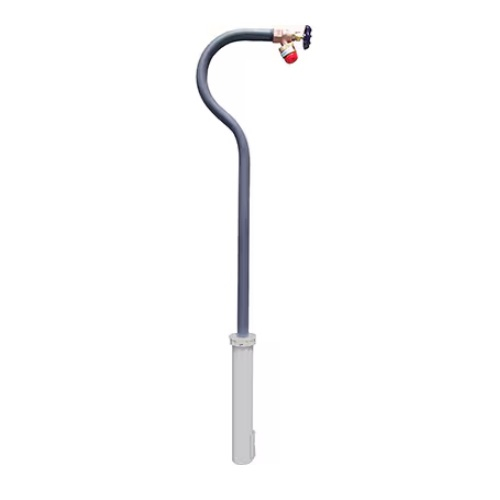 Merrill HIDE27504 Hide-Drant Standard PVC(Polyvinyl Chloride) Sanitary Yard Hydrant, 4 ft Bury Depth