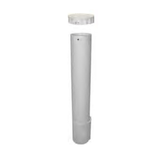 Merrill HIDEBC27501 Hide-Drant Interchangeable PVC(Polyvinyl Chloride) 3/4" Bottom Case with Stop Valve, 1 ft Bury Depth