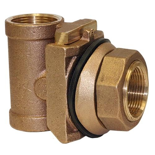 Merrill MBNL125 100 Series No Lead Bronze 1-1/4" Pitless Adapter, 5" - 8" Casing, 300' Support
