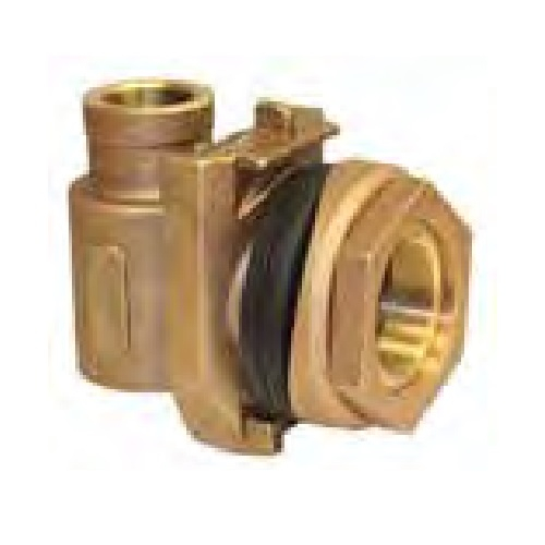 Merrill MBNL300D 300 Series No Lead Bronze 1-1/2" Pitless Adapter, 6" - 12" Casing, 600' Support, Discharge