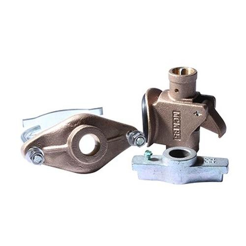 Merrill MCKNLS510 MCKNL 5" x 1" No-Lead Bronze Pitless Kit with Back Strap on U-Bolt