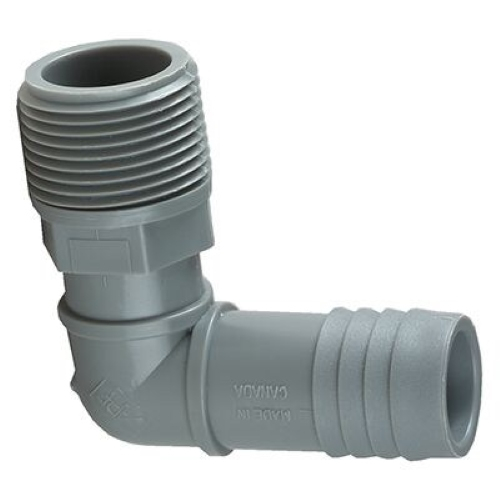 Merrill PHE100 1" Insert x 1" MIP Polyethylene Combination Elbow