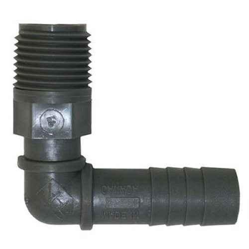 Merrill PHE50 1/2" Insert x 1/2" MIP Polyethylene Combination Elbow