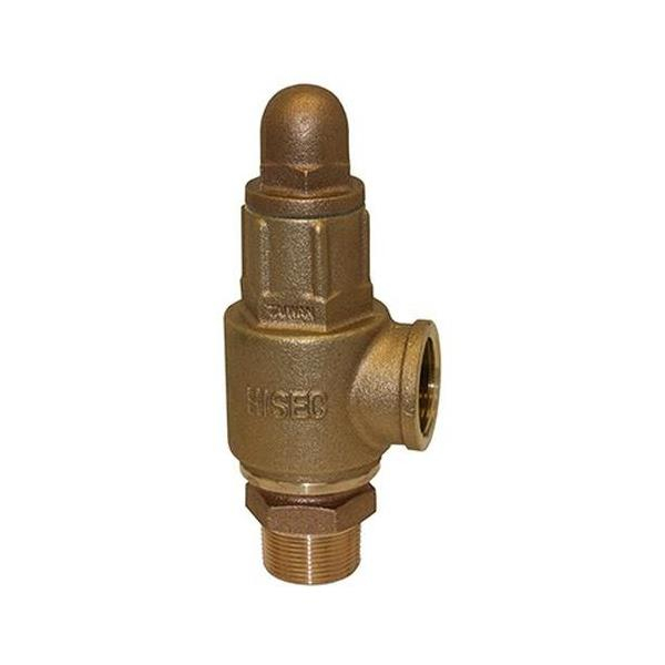 Merrill PRVHDNL125 1-1/4 MIP x 1-1/4 FIP Heavy-Duty No-Lead Pressure Relief Valve