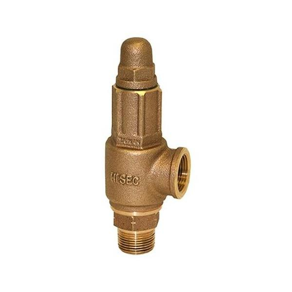 Merrill PRVHDNL75 3/4 MIP x 3/4 FIP Heavy-Duty No-Lead Pressure Relief Valve