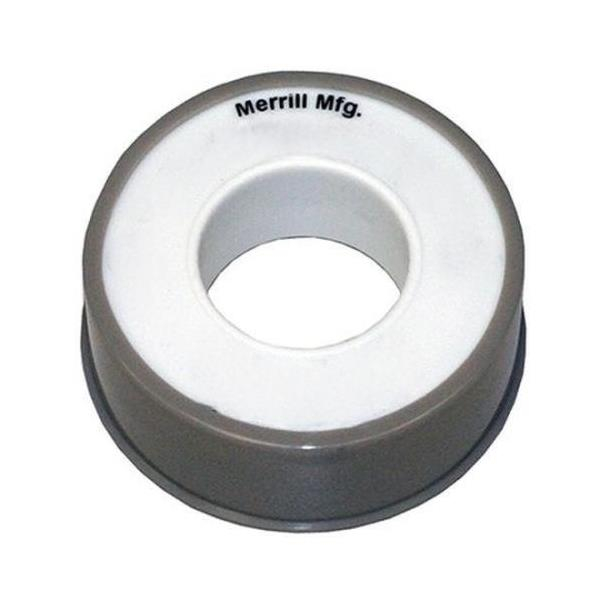 Merrill PTFEGSS50260 1/2 x 260" Long Gray Thread Seal Tape, 4mm Thickness