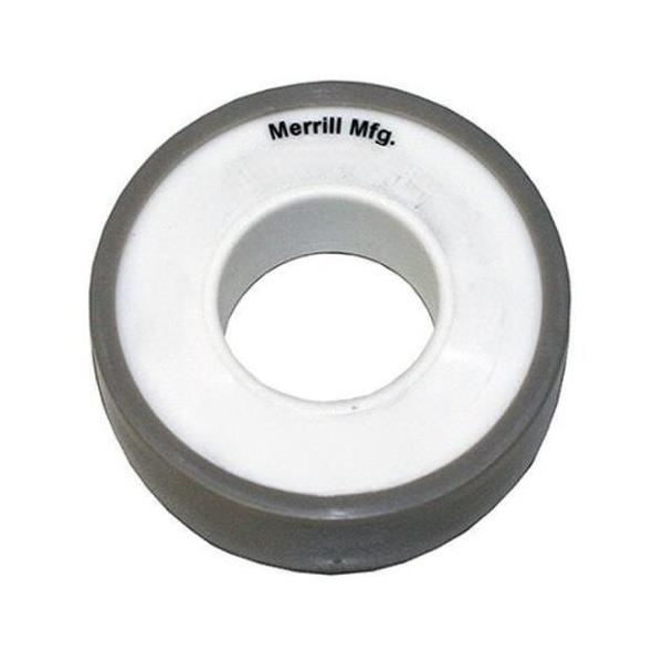 Merrill PTFEGSS50520 1/2 x 520" Long Gray Thread Seal Tape, 4mm Thickness