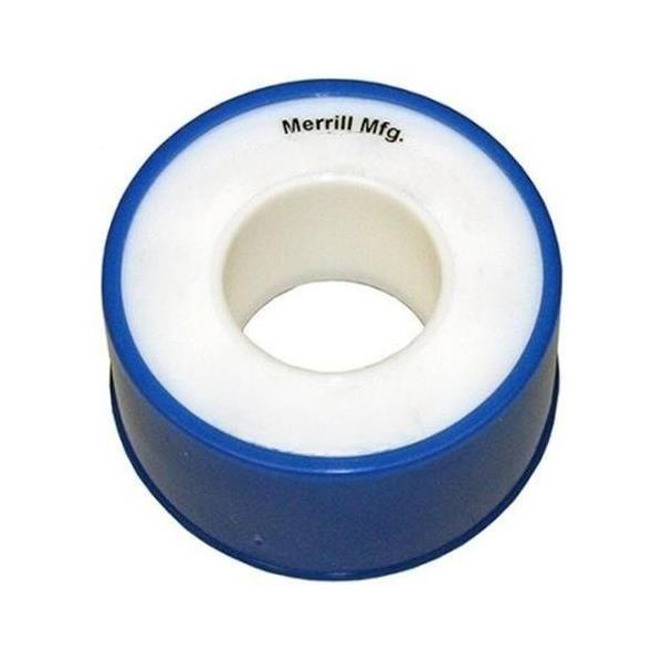 Merrill PTFEWHD75520 3/4" x 520" Long White Thread Seal Tape, 3.5 mm Thickness