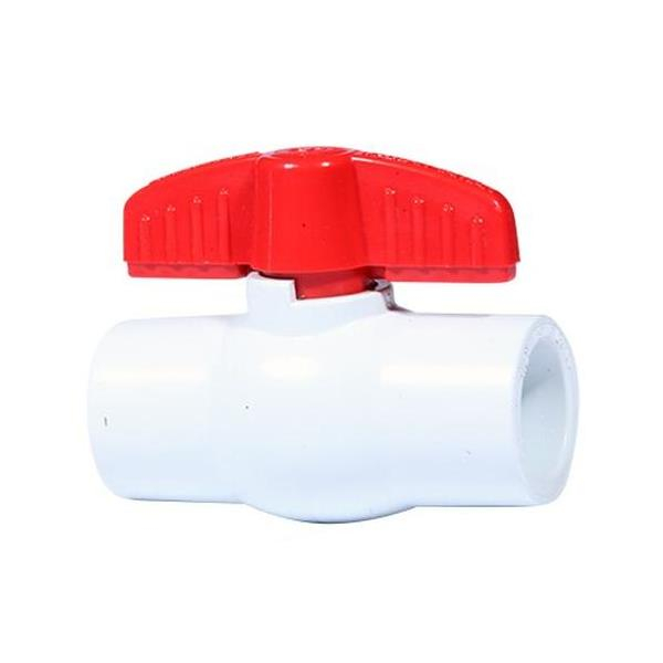 Merrill PVCBVS50 1/2" PVC Ball Valve, Glue On
