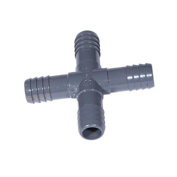 Merrill PVCIC75 3/4" x 3/4" x 3/4" x 3/4" PVC Insert Cross